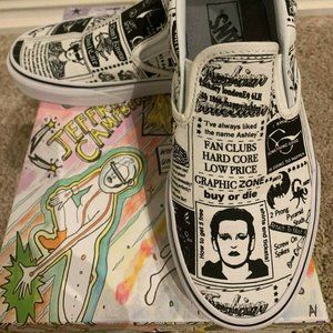 NWOT Vans X Ashley Williams Slip Ons Sneakers sz 6